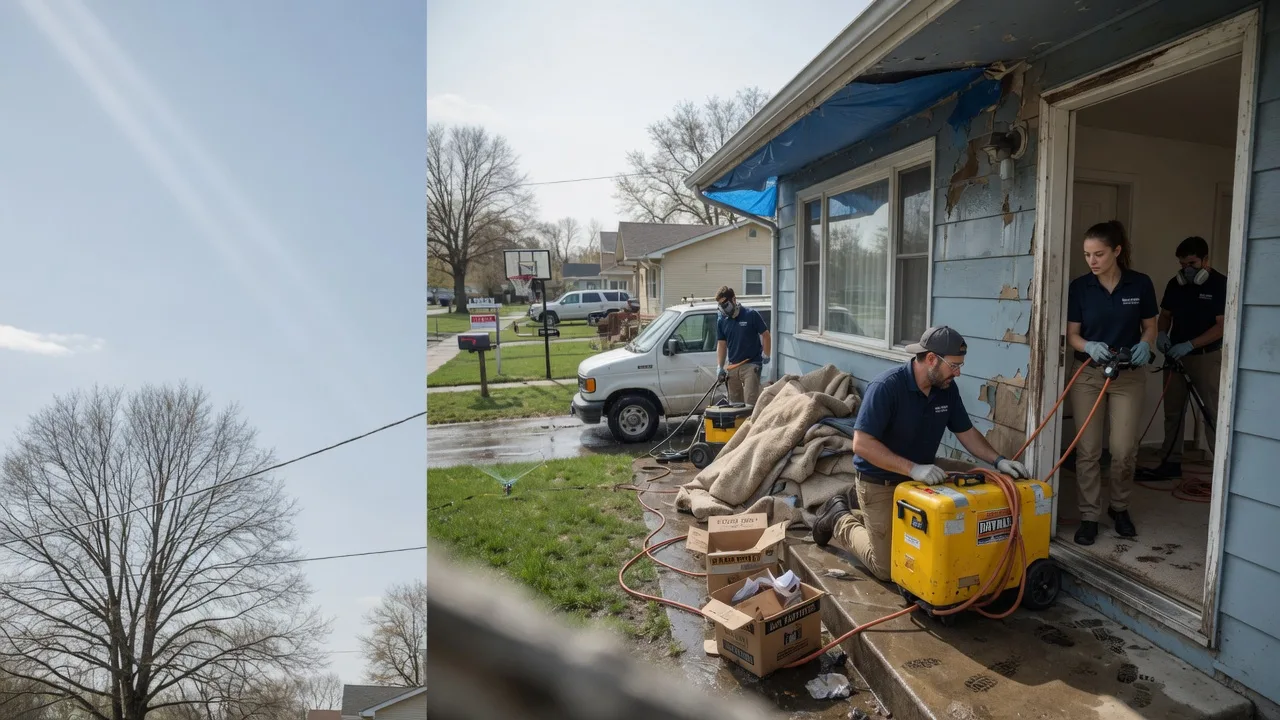 Basement Flood Cleanup in Eakly, OK near me